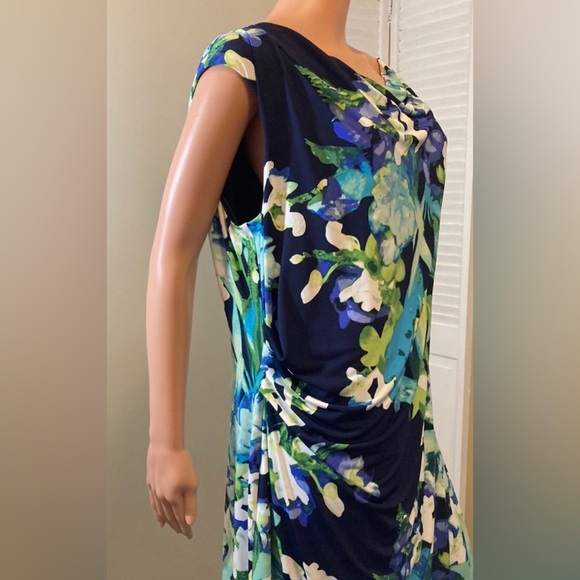Vince Camuto Dress plus size 18W Floral Ruched Sheath Dress Womens NWT - Picture 4 of 8